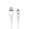 Кабель USB - micro USB YOLKKI Pro 04 белый (1м)