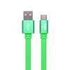 Кабель USB - micro USB YOLKKI Trend 01 зеленый (1м)