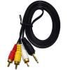Перех Aux jack 3,5-3RCA-