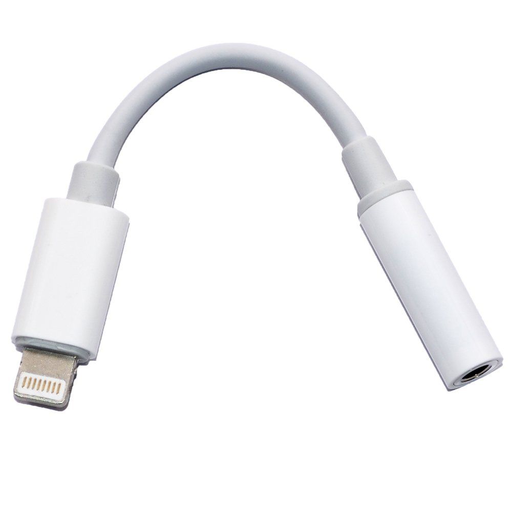 Переходник для наушников Apple 8 pin- mini-jack 3.5 (F) /в коробке купить  оптом и в розницу онлайн