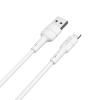 Кабель USB - Lightning  2.4A, 1m  BOROFONE BX30 бел.