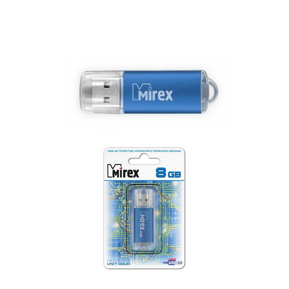 8gb Usb 2 0 Flash Drive Mirex Unit Goluboj Fmuaqu08 Kupit Optom I V Roznicu Onlajn