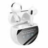 Наушники вставные Bluetooth TWS BOROFONE BW87 белый (дисплей)