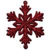 Снежинки 8шт красн- Снежинки 8шт красн-