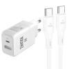 СЗУ+кабель (USB-C)  USB(1), USB-C(1), 2.4A, 18W, PD  YOLKKI YH-31C бел.