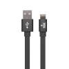 Кабель USB - Lightning 8-pin YOLKKI Trend 01 черный (1м)
