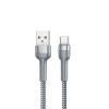 Кабель USB - TYPE-C REMAX Jany RC-124a серебро (1м)