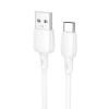 Кабель USB - TYPE-C BOROFONE BX93 27W белый (1м)