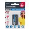 Батарейка 6LR61 Крона алкалиновая GoPower (блистер 1шт)