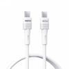 Кабель USB TYPE-C - TYPE-C REMAX Leya RC-C091c белый PD65W (1м)