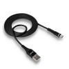 Кабель USB - Micro USB  3.1A, магнитный, 1m  WALKER C775 черный