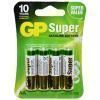 Батарейка AA LR6 GP Super блист 4 шт