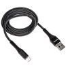 Кабель USB - TYPE-C WALKER C780 черный (1м)