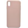 Крышка Soft Touch iPh Xs Max св роз