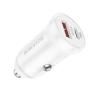 АЗУ USB-С 3,0A BOROFONE BZ18A 20W (USB, TYPE-C, Quick Charge 3.0, Power Delivery) белый