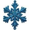 Снежинки 8шт син-