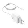 СЗУ 8pin lightning 3,0A (USB, TYPE-C, провод разъемный, QC3.0, PD) BOROFONE BA46A белый
