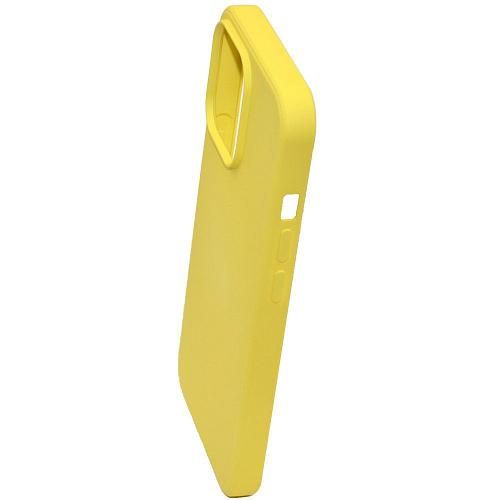 Чехол - накладка совместим с iPhone 13 Pro Max (6.7") YOLKKI Rivoli силикон желтый 
