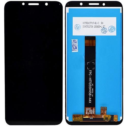 Дисплей совместим с Honor 9S/Huawei Y5p + тачскрин черный (матрица orig) 