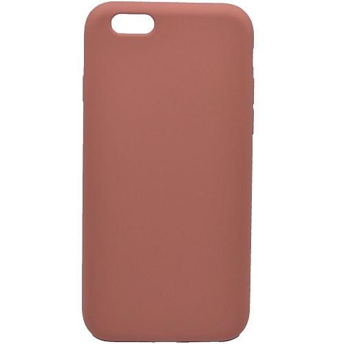 Чехол - накладка совместим с iPhone 6 Plus "Soft Touch" персиковый /без лого/