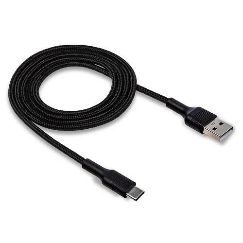 Кабель USB - TYPE-C WALKER C575 черный (1м)