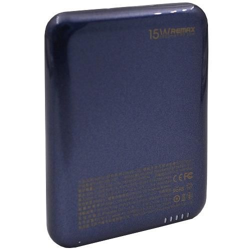 Аккумулятор внешний 5000mA REMAX Fantasy RPP-509 (Type-C, 3A,15W,PD,MagSafe) синий