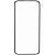 Защитное стекло совместим с iPhone 15 YOLKKI Progress 2,5D с рамкой черное в упаковке