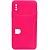 Чехол - накладка совместим с iPhone X/Xs "Cardholder" Вид 2 силикон ярко-розовый