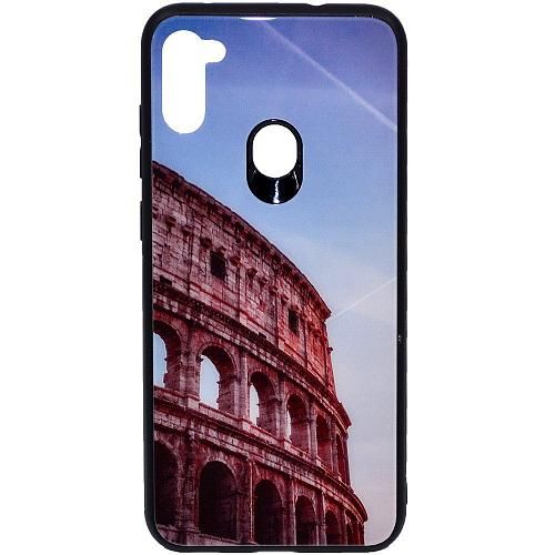 Чехол - накладка совместим с Samsung SM-A115F/Galaxy A11/M11 "Glass" City Вид 04