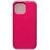 Чехол - накладка совместим с iPhone 15 Pro Max Soft Touch ярко-розовый 65 с логотипом