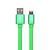 Кабель USB - Apple 8pin lightning YOLKKI Trend 01 зеленый (1м)