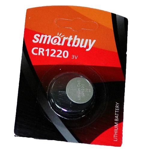 Элемент питания CR1220 литиевый SmartBuy (блистер/1шт)