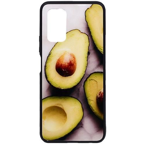 Чехол - накладка совместим с Honor 30s (China version) "Glass" Fruit Вид 08