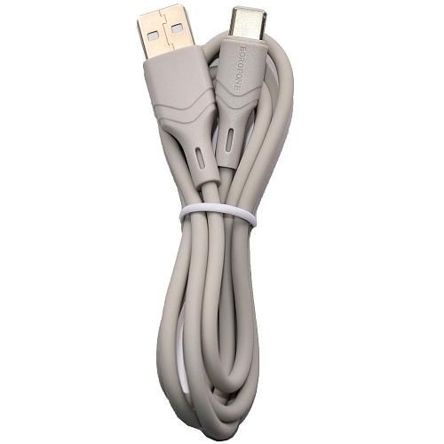 Кабель USB - TYPE-C BOROFONE BX99 серый (1м)