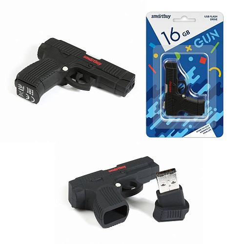 16GB USB 2.0 Flash Drive SmartBuy Wild Пистолет (SB16GBGN)