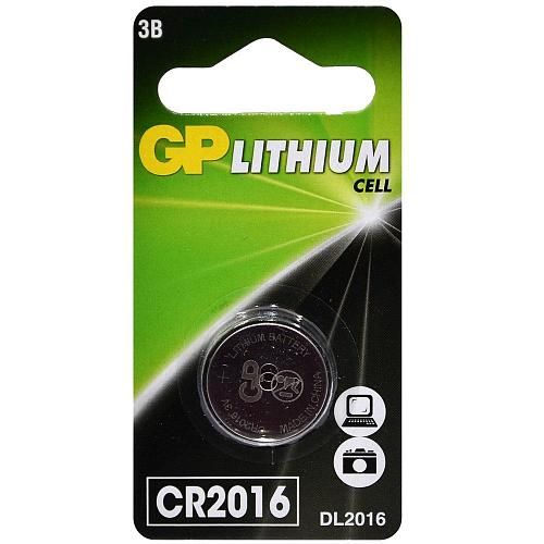 Элемент питания CR2016 литиевый GP (блистер/1шт)
