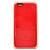 Чехол - накладка для iPhone 66S Silicone Case красный