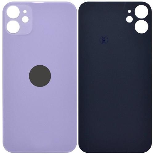 Стекло задней крышки совместим с iPhone 11 orig Factory фиолетовый /увеличенный вырез камеры/