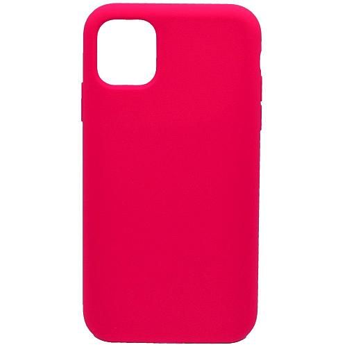 Чехол - накладка совместим с iPhone 11 Pro (5.8") "Soft Touch" ярко-розовый /без лого/
