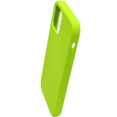 Чехол - накладка совместим с iPhone 12 Pro (6.1") "Soft Touch" салатовый /без лого/