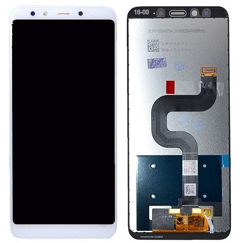 Дисплей совместим с Xiaomi Mi 6X/Mi A2 + тачскрин белый orig Factory