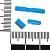 Комплект кнопок iPhone 5C (ON-OFF VOLUME MUTE) синий