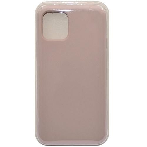 Чехол - накладка совместим с iPhone 11 Pro (5.8") "Soft Touch" светло-розовый /с логотипом/