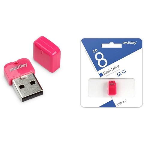 8GB USB 2.0 Flash Drive SmartBuy Art розовый (SB8GBAP)