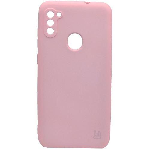 Чехол - накладка совместим с Samsung SM-A115F/SM-M115F/Galaxy A11/M11 YOLKKI Rivoli силикон светло-розовый
