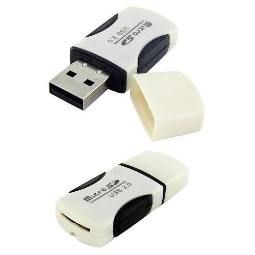 Картридер Micro SD - USB WALKER WCD-05 /цвет в ассортименте/
