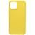 Чехол - накладка совместим с iPhone 12/12 Pro (6.1") YOLKKI Rivoli силикон желтый