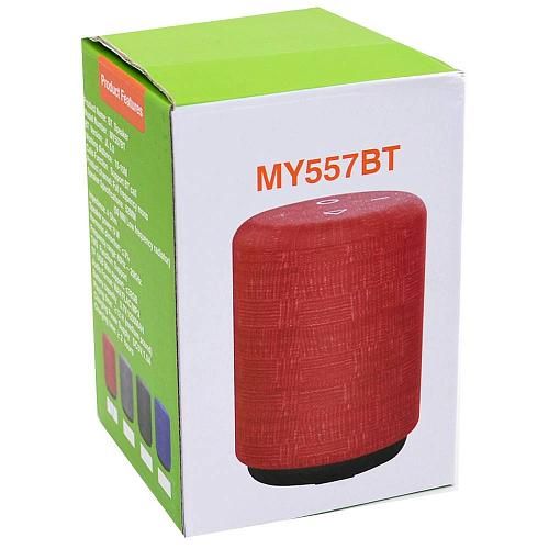 Колонка портативная MY557BT (BLUETOOTH, USB, Micro SD, 3,5) красный