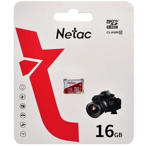 16GB NETAC P500 Eco MicroSD class 10 без адаптера