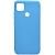 Чехол - накладка совместим с Xiaomi Redmi 10A YOLKKI Alma силикон матовый голубой (1мм)